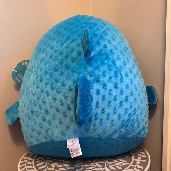 Squishmallows Refalo Blue Pufferfish Plush Toy - Picture 5 of 6